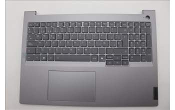 Lenovo 5CB1R08856 C-Cover with keyboard, Spanish, Arctic Grey, Backlight, H-series, UK