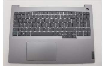 Lenovo 5CB1R08860 C-Cover with keyboard, Czech Slovakian, Arctic Grey, Backlight, H-series, UK