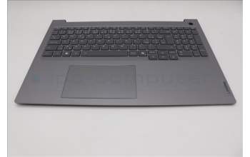 Lenovo 5CB1R08860 C-Cover with keyboard, Czech Slovakian, Arctic Grey, Backlight, H-series, UK