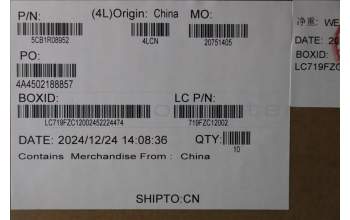 Lenovo 5CB1R08952 COVER Cover L 83K1 HINGE_CAP_CB