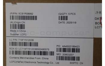 Lenovo 5CB1R08992 COVER Upper Case ASM_ENG L 83K1 LG BL