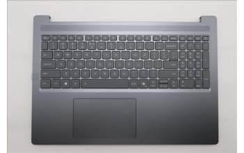 Lenovo 5CB1R27612 C-Cover with keyboard, US English Euro, Luna Grey, Backlight, US