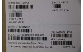 Lenovo 5CB1R29795 C-Cover with keyboard, Hungarian, Cosmic Blue, Backlight