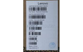 Lenovo 5CB1R61261 C-Cover with keyboard, Norwegian, Luna Grey, Non_FingerPrint, Puresight Logo