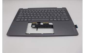 Lenovo 5CB1R61261 C-Cover with keyboard, Norwegian, Luna Grey, Non_FingerPrint, Puresight Logo