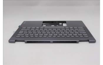 Lenovo 5CB1R61274 C-Cover with keyboard, Bulgarian, Luna Grey, Non-FingerPrint, Puresight Logo, UK