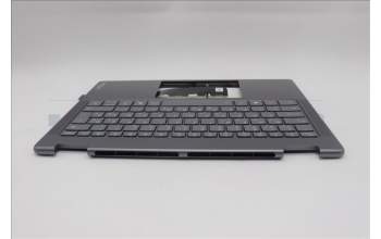 Lenovo 5CB1R61559 C-Cover with keyboard, Slovenian, Luna Grey, Non-FingerPrint, Non-Puresight Logo, UK