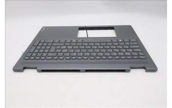 Lenovo 5CB1R68016 C-Cover with keyboard, Switzerland, Luna Grey, Non_Puresight Logo, FingerPrint