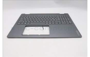Lenovo 5CB1R68016 C-Cover with keyboard, Switzerland, Luna Grey, Non-Puresight Logo, FingerPrint, UK