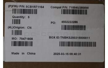 Lenovo 5CB1R71164 COVER Upper Case ASM_NORDIC C 83JL LG