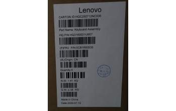 Lenovo 5CB1R83535 C-Cover with keyboard, Belgian, Seashell, FingerPrint, Non-Puresight Logo, UK