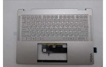 Lenovo 5CB1R83568 C-Cover with keyboard, Ukraine, Seashell, Non-FingerPrint, Non-Puresight Logo, US