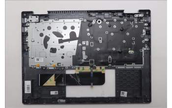 Lenovo 5CB1S01171 C-Cover with keyboard, UK English, Luna Grey, Backlight, Non-FingerPrint, UK