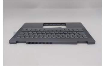 Lenovo 5CB1S01190 C-Cover with keyboard, Nordic, Luna Grey, Backlight, Non-FingerPrint, UK