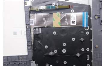 Lenovo 5CB1S05099 C-Cover with keyboard, Czech Slovakian, Luna Grey, Backlight, Non-FingerPrint, UK