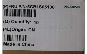 Lenovo 5CB1S05136 COVER Hinge cap C 83JK LG