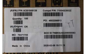 Lenovo 5CB1S05139 COVER Camera shutter C 83JK