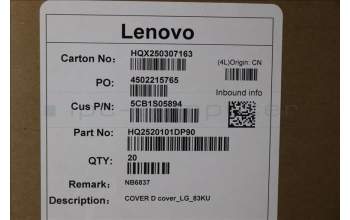 Lenovo 5CB1S05894 COVER D cover_LG_83KU