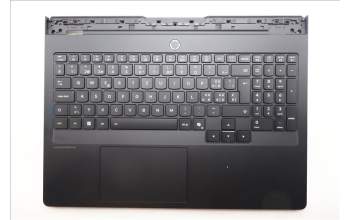Lenovo 5CB1S31128 C-Cover with keyboard, Switzerland, Eclipse Black, White Backlight, UK