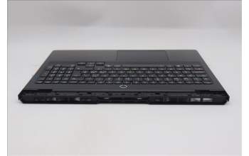 Lenovo 5CB1S31128 C-Cover with keyboard, Switzerland, Eclipse Black, White Backlight, UK