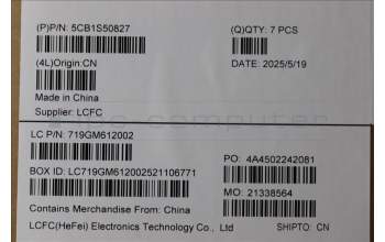 Lenovo 5CB1S50827 COVER Cover L 83L0 D COVER LG