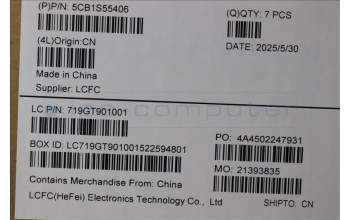 Lenovo 5CB1S55406 COVER MTS42_D_COVER_WW_BK_ASSY