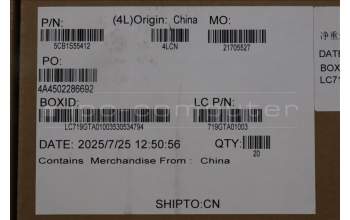 Lenovo 5CB1S55412 COVER MTS42_B_SHEET_IR_AL_ASSY