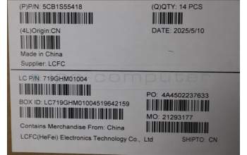 Lenovo 5CB1S55418 COVER ME473_D_COVER_ASSY_AL_BK_28W