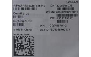 Lenovo 5CB1S55449 COVER FRU C KRK WL DSMC BLANC-2