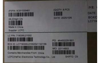 Lenovo 5CB1S55461 COVER MP6C0_D_COVER_WLAN_SUB_ASSY