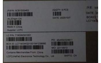 Lenovo 5CB1S55463 COVER MP6C0_B_COVER_IR_ASSY