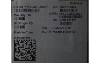 Lenovo 5CB1S55487 COVER C KRK WL DSMC COOK-2