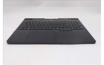 Lenovo 5CB1S57488 C-Cover with keyboard, Portuguese, Eclipse Black, RGB Backlight, UK