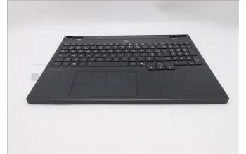 Lenovo 5CB1S75711 C-Cover with keyboard, French, Eclipse Black, RGB Backlight, Anodizing Sandblasting, US