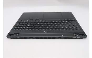 Lenovo 5CB1S75711 C-Cover with keyboard, French, Eclipse Black, RGB Backlight, Anodizing Sandblasting, US