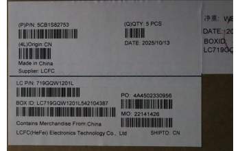 Lenovo 5CB1S82753 C-Cover with keyboard, Ukraine, Luna Grey, Non_FingerPrint