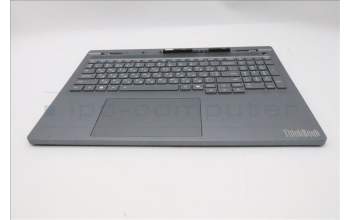 Lenovo 5CB1S82753 C-Cover with keyboard, Ukraine, Luna Grey, Non_FingerPrint