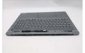 Lenovo 5CB1S82753 C-Cover with keyboard, Ukraine, Luna Grey, Non_FingerPrint