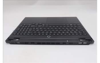 Lenovo 5CB1S89896 C-Cover with keyboard, Switzerland, Eclipse Black, RGB Backlight, Anodizing Sandblasting, UK