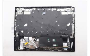 Lenovo 5CB1S89908 C-Cover with keyboard, US English Euro, Eclipse Black, White Backlight, Anodizing Sandblasting, US