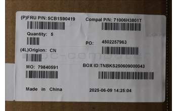 Lenovo 5CB1S90419 COVER Upper Case ASM_SPA C 83JH RGB