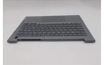 Lenovo 5CB1T53000 C-Cover with keyboard, Czech Slovakian, Arctic Grey, Backlight, UK