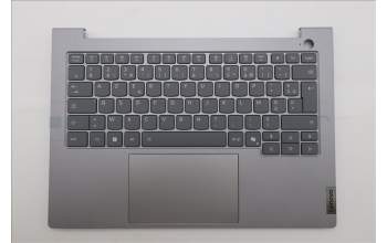Lenovo 5CB1T53003 C-Cover with keyboard, French, Arctic Grey, Backlight, US