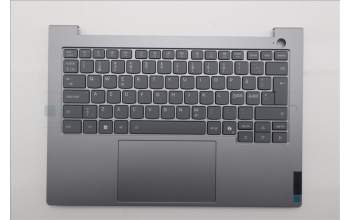 Lenovo 5CB1T57688 C-Cover with keyboard, Nordic, Arctic Grey, Backlight, UK