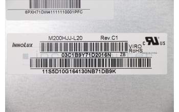 Lenovo 5D10G16413 Innolux M200HJJ-L20