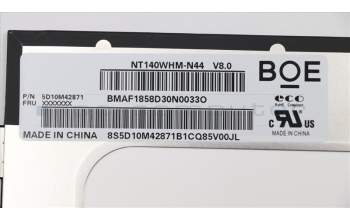 Lenovo 5D10M42871 DISPLAY BO NT140WHM-N44 V8.0 HDT AG S NB