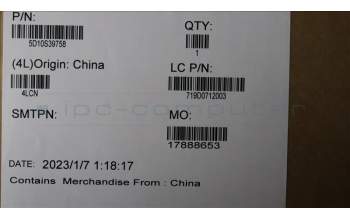 Lenovo 5D10S39758 DISPLAY LCD MODULE L 82LU OAT