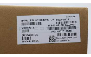 Lenovo 5D10S40040 Lenovo LCD Module,16\",WQXGA,Touch,Glare,IPS,400nit,100%SRGB