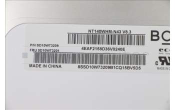 Lenovo 5D10W73201 DISPLAY FRU BO NT140WHM-N43 V8.3 HDT AG