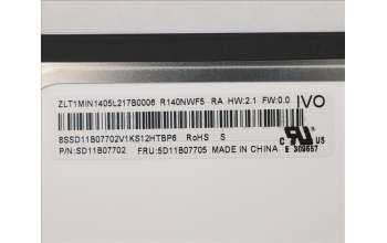 Lenovo 5D11B07705 DISPLAY FRUIV R140NWF5 RA2.1 AGFHDI LCLW